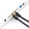 Cat8 Ethernet Cable High Speed Network Cable 40Gbps 2000Mhz  Shielded Twisted Pair  Gold Plated RJ45 Interface Black 3m