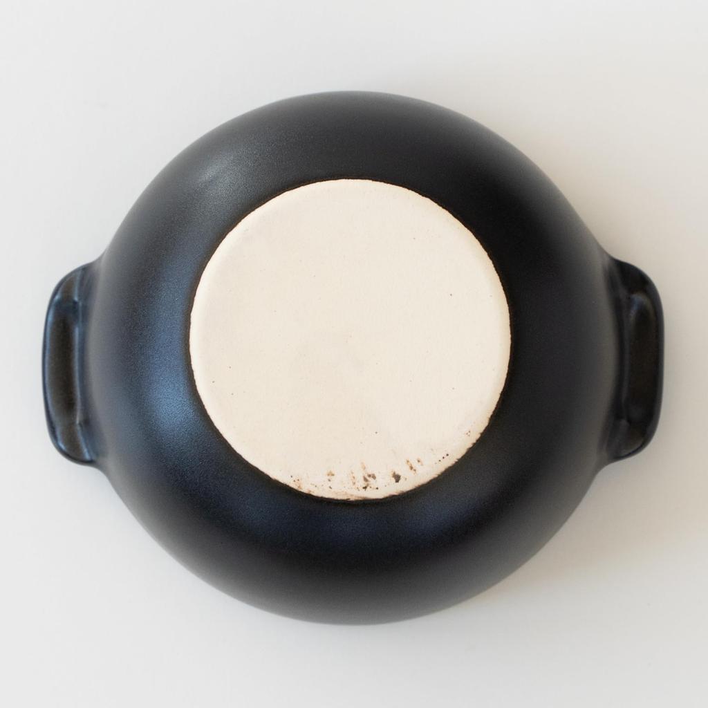 Banko Ware Gratin Small for One Diameter Black Black Oven Open Flame Microwave Dishwasher Made In Japan 11158 Dish, Size, Person, Approx. 10cm, Glaze,