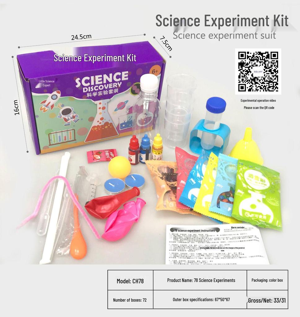 DIY Science Experiment Kit for Kids Aged 6-12: Fun and Educational Materials