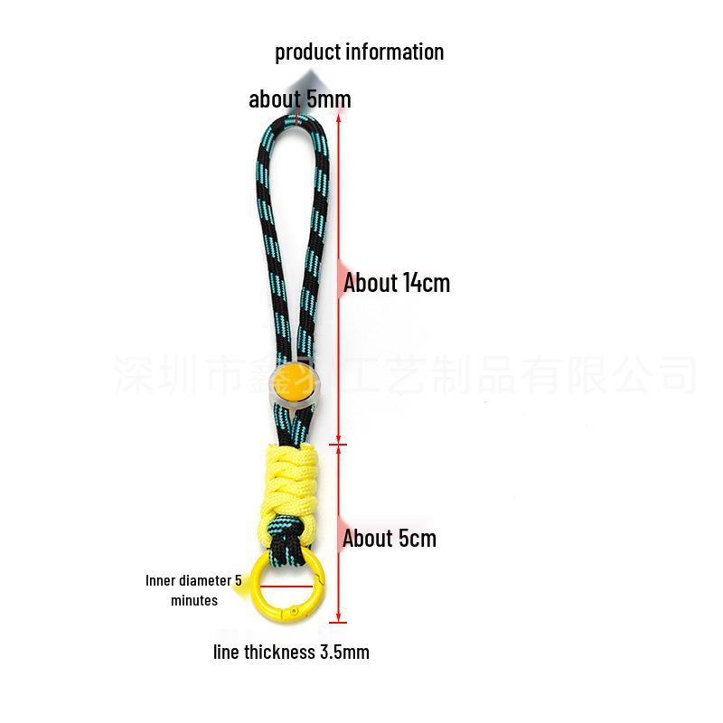Verstelbare Polsband met Camera Sleutelhanger, Telefoon Lanyard en Poppetje Hanger