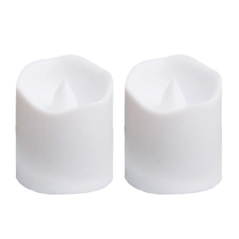 Flameless LED Electronic Candle Lights Battery Powered Tea Light Table Lamp for Wedding Halloween Christmas Decoration Candles