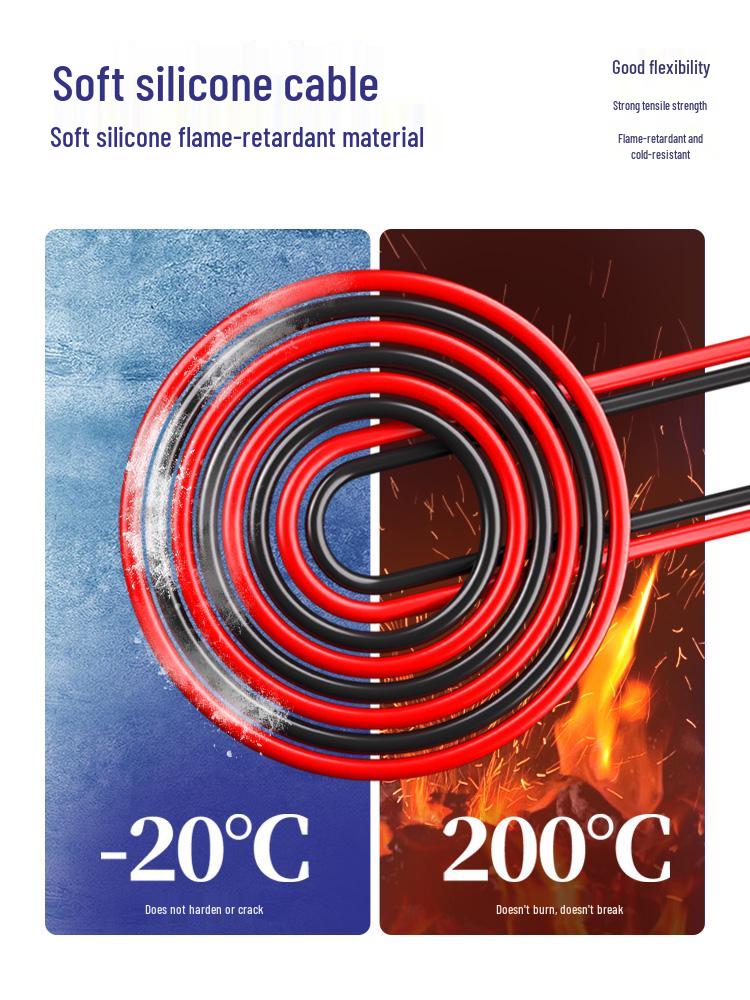 Extra Sharp Stainless Steel Multimeter Test Leads with High Silicone Insulation
