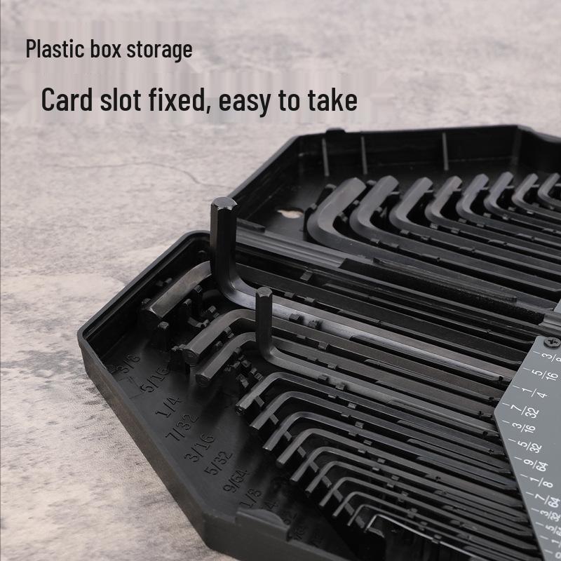 Deli Imperial 30-Piece Metric Hex Key Set: Super Hard, Blackened, 6-Point Wrench Screwdrivers