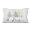 1pc Christmas Holiday Themed Pillowcase Home New Year Decoration Christmas Living Room Double-sided Printed Sofa Pillowcase