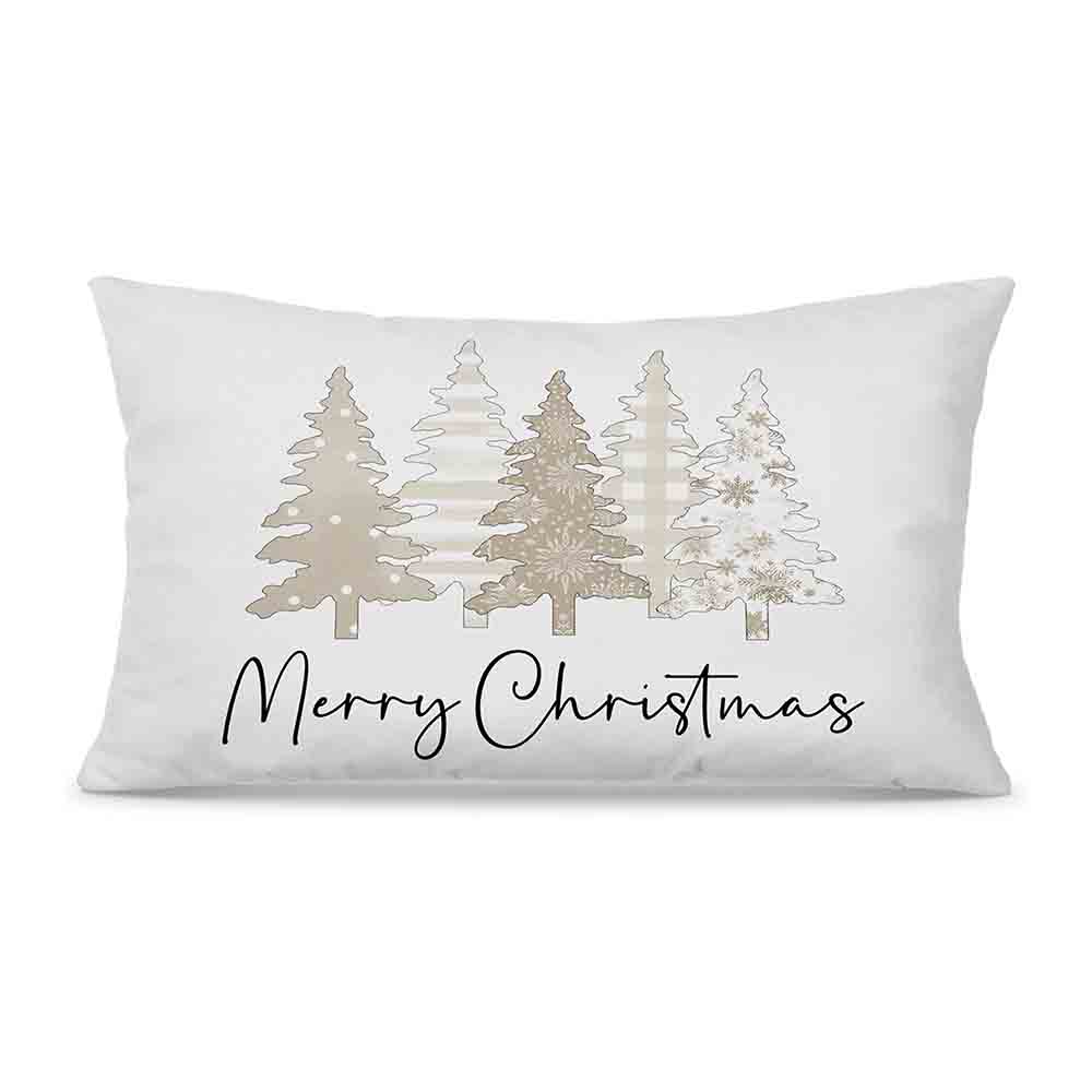 1pc Christmas Holiday Themed Pillowcase Home New Year Decoration Christmas Living Room Double-sided Printed Sofa Pillowcase