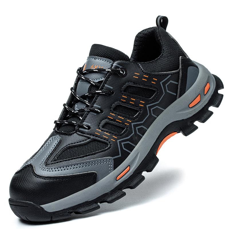 

men fashion breathable steel toe covers work safety shoes worker 6 KV insulated shoes tooling security boots protective footwear 275 чёрный