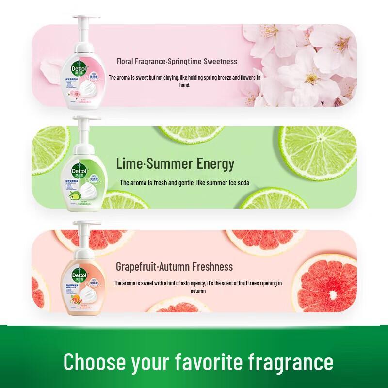 Dettol Foam Hand Wash Grapefruit & Lime Duo Pack