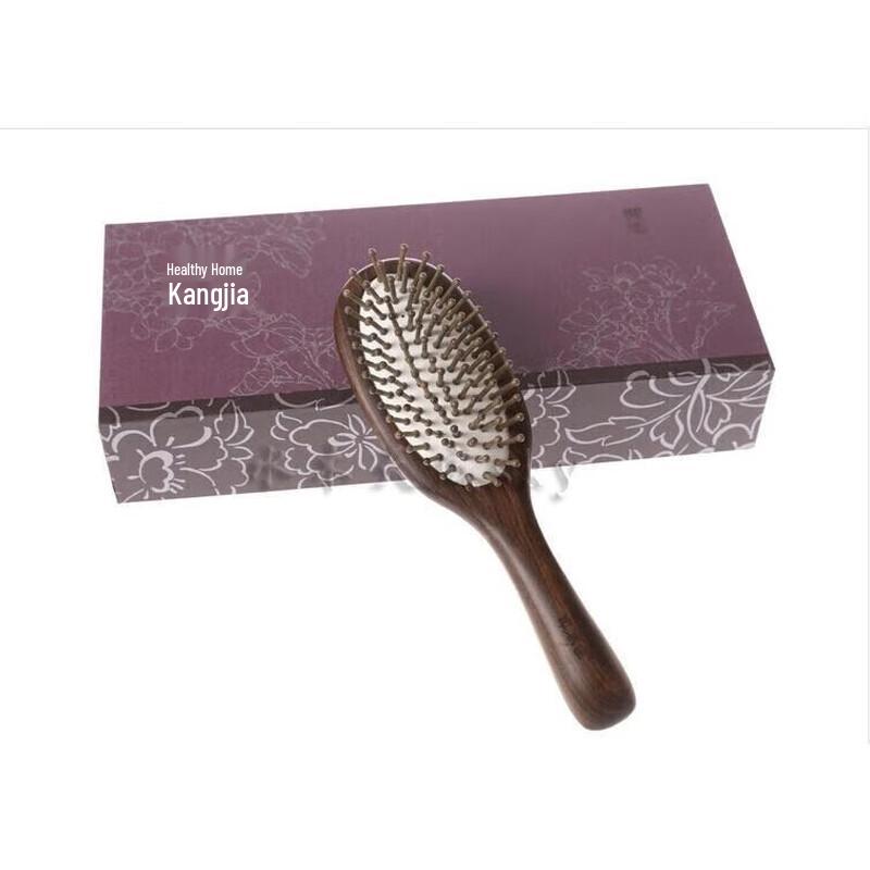 Tan Mujiang Natural Wooden Comb Gift Set with Air Cushion Massage