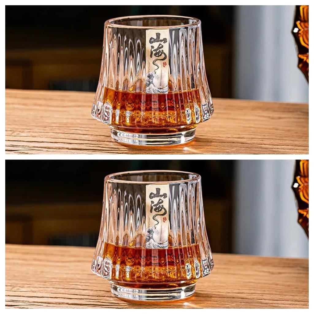 Beautiful Coffee Cup Design Water Cup Mount Fuji Glass Wine Cup Dirty Coffee