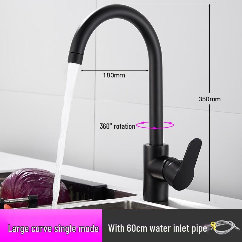 TLXT Universal Swivel Kitchen Faucet