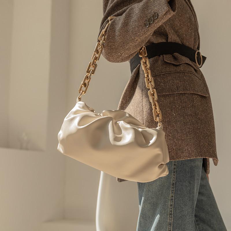 Vintage Brown Leopard Print Bag Canvas Bag Women'S Autumn And Winter Shoulder Underarm Bag Tote Bag