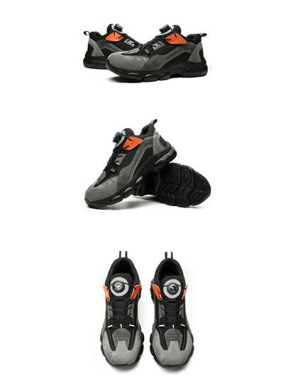 Men's Labor Protection Shoes - Anti-Smash, Anti-Puncture, Soft, Foldable, and Comfortable for Long Hours