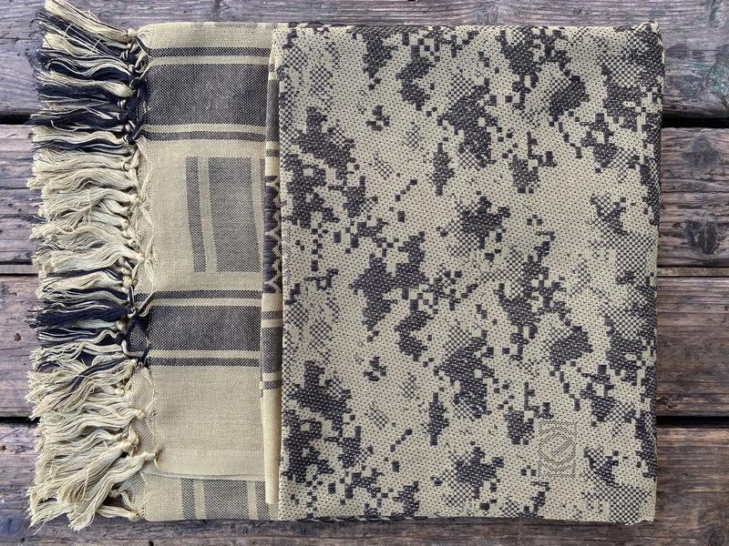 Military Camouflage Tassel Scarf - Outdoor Arab Shawl, Headscarf for Spring & Summer