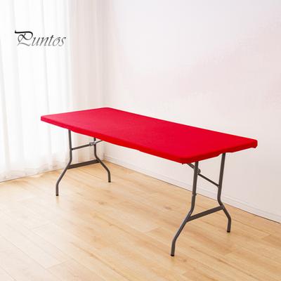 Copritavolo tinta unita impermeabile con elastico antiscivolo da campeggio, resistente allo sporco, protezione per scrivania, manica per tavolo da picnic, tovaglia adattabile per patio