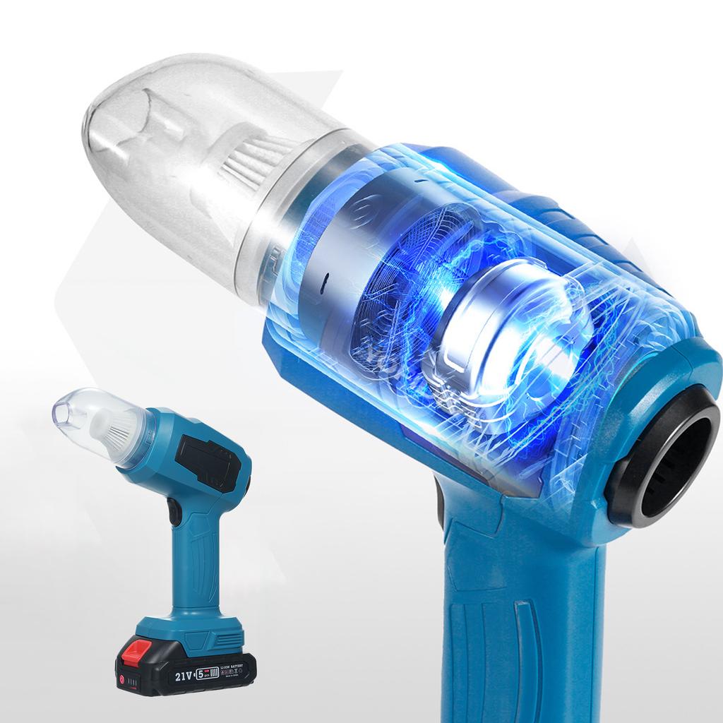 4in1 Portable Vacuum Cleaner High Power 16000PA Suction Handheld Car Vacuum with 1500mAh Battery