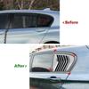 For BMW 1 Series F20 118i 120i 2011- Car Rear Window Louver Trim Cover Rear Shutter Side Triangular Body Kit Car Accessories