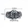 Men's Pull Belt Cowhide Designer Fashion Belt Harley Motorcycle Driver Personality Belt