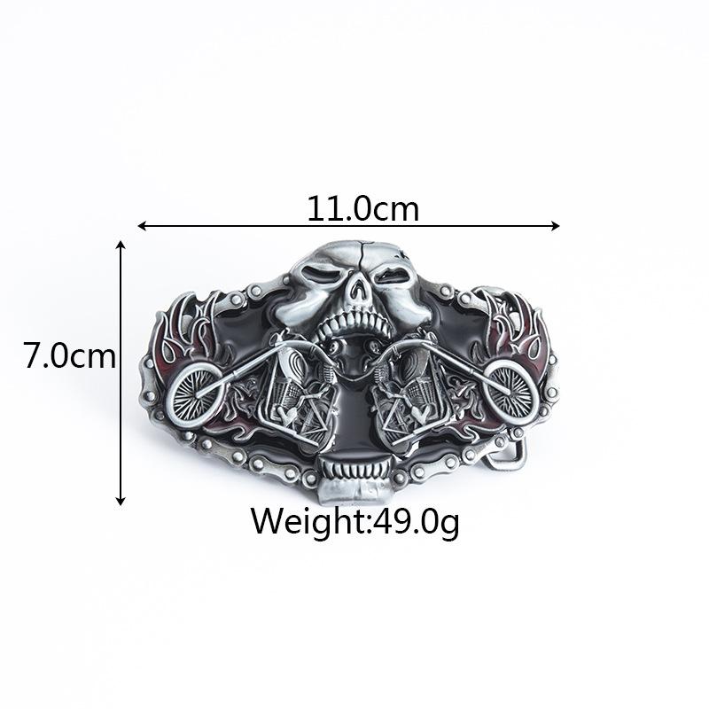 Men's Pull Belt Cowhide Designer Fashion Belt Harley Motorcycle Driver Personality Belt