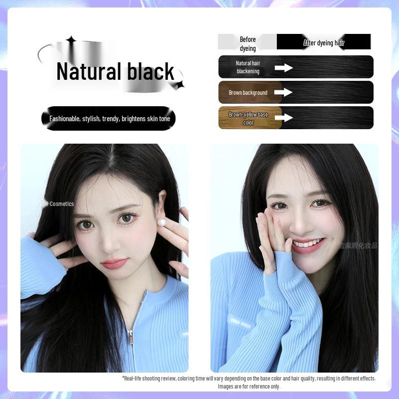 

Фарба для волосся Лічі Браун - Рослинний крем для домашнього використання, підходить для чоловіків та жінок, популярний колір 2026 року. 1 box, includes dye tools + 1 hair mask