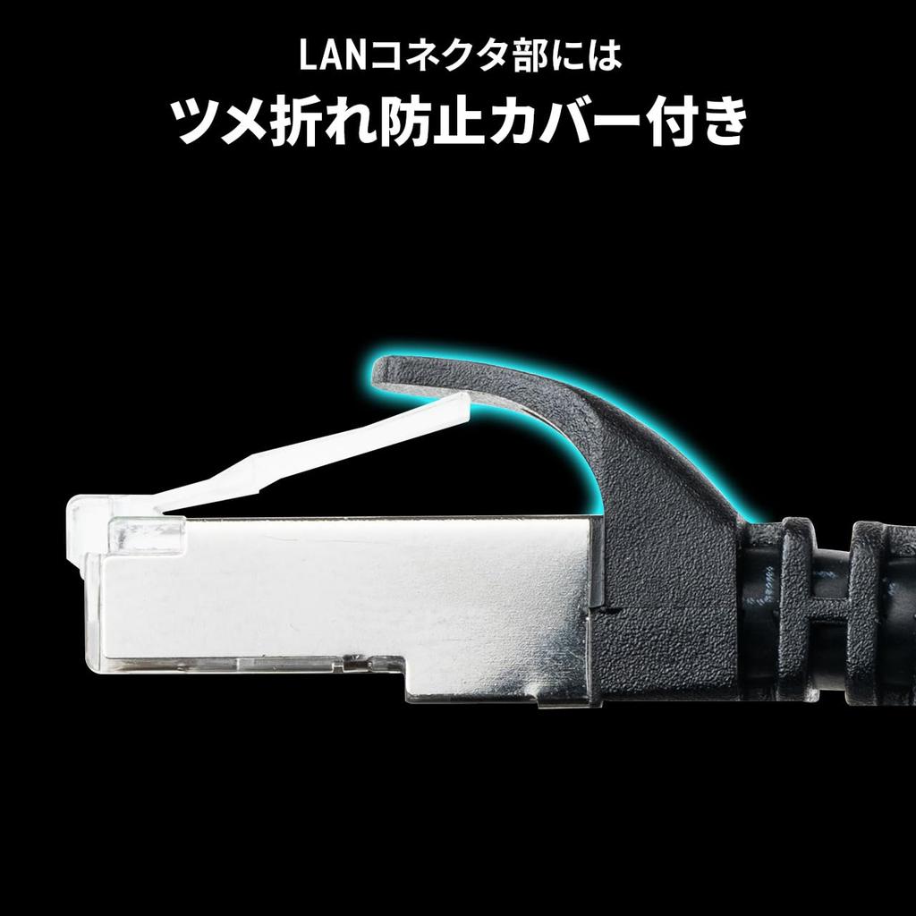 Sanwa Direct USB-C LAN Conversion Cable, 3m, Category 6, 1Gbps, MAC Address Pass-Through, Gigabit Ethernet Cable, Type-C To RJ45, 500-LAN6KC03