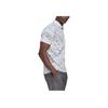 Adidas Logo Geometric Pattern Printed Short Sleeve Polo Shirt Men Polo Shirts White HC8492
