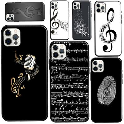 Music Notes Case For iPhone 12 Pro Max 13 Mini 6S 7 8 Plus SE 2020 Case For iPhone 11 Pro Max XS X XR