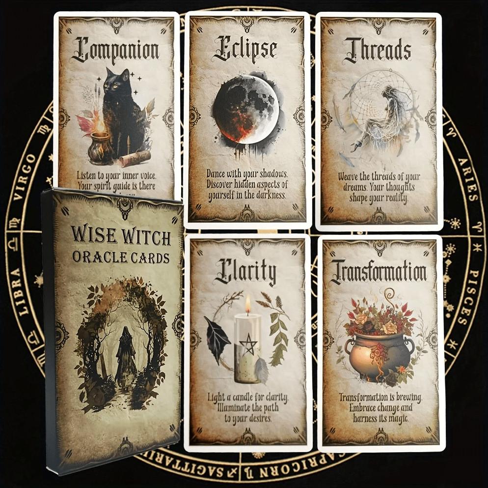 Wisdom Witch Oracle Cards For Spiritual Guidance And Personal Growth