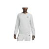 Solid Logo Round Neck Long Sleeve Sweatshirt Men Sweatshirt Light-Gray FD0746-063