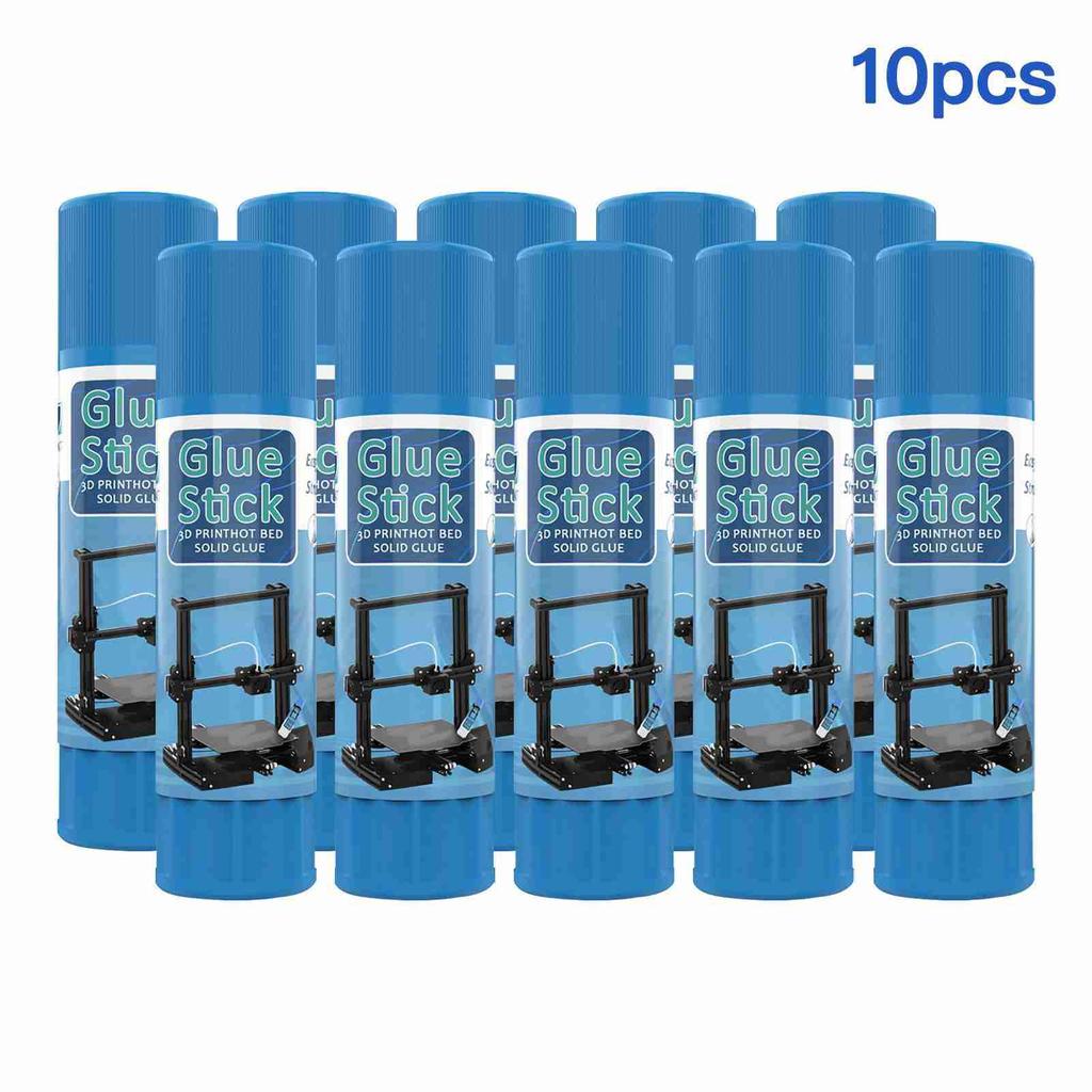 3D Printer Glue Sticks PVP Solid Glue Sticks Non Toxic Washable for Hot Bed Platform Glass Plate Easy Removing 6PCS