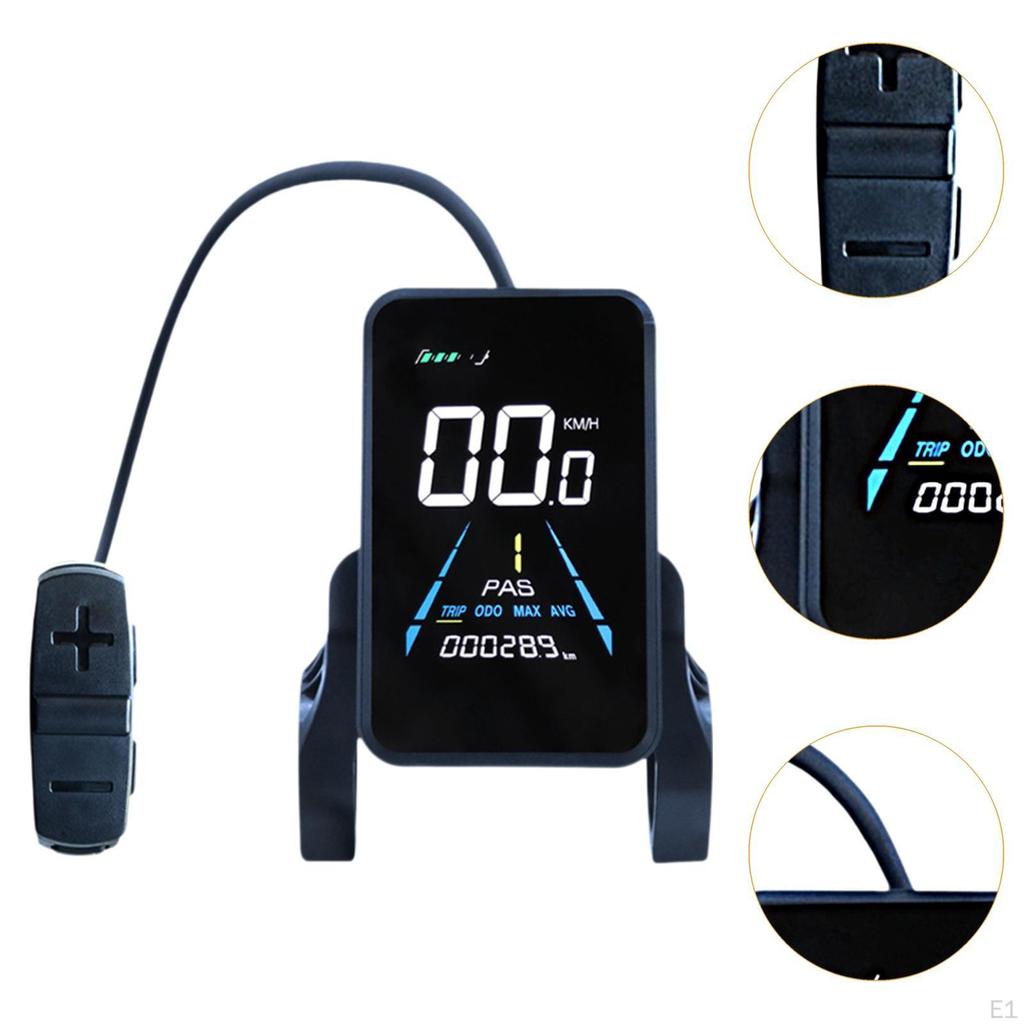 Elektrisches LCD-Display E-Bike Messgerät Fahrradcomputer Bedienfeld Leichtes Multifunktionsgerät