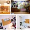 Cork Display Panel Retro Frame Cork Message Board Wood Memo Decorative Household Photo Wall Background Office School Home Decor
