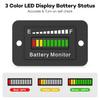 12V 24V 36V 48V 60V 72V LED Battery Monitor Meter Battery Fuel Gauge Indicator ELMCONFIG BM210 Lead-Acid&Lithium ion Battery Tester for Golf CART