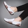 2024 Men Casual Shoes Genuine Leather Loafers for Men Moccasins Breathable Slip On Driving Shoes Plus Size 38-48 Mocasines Hombre