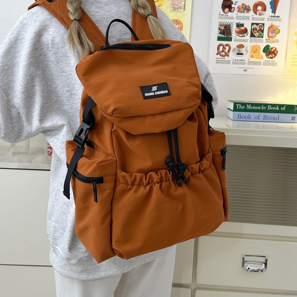 2025 Nova Mochila Casual de Viagem de Grande Capacidade com Duas Alças Mochila Escolar para Estudantes Universitários e do Ensino Médio Mochila para Uso Externo e no Trajeto Bucke