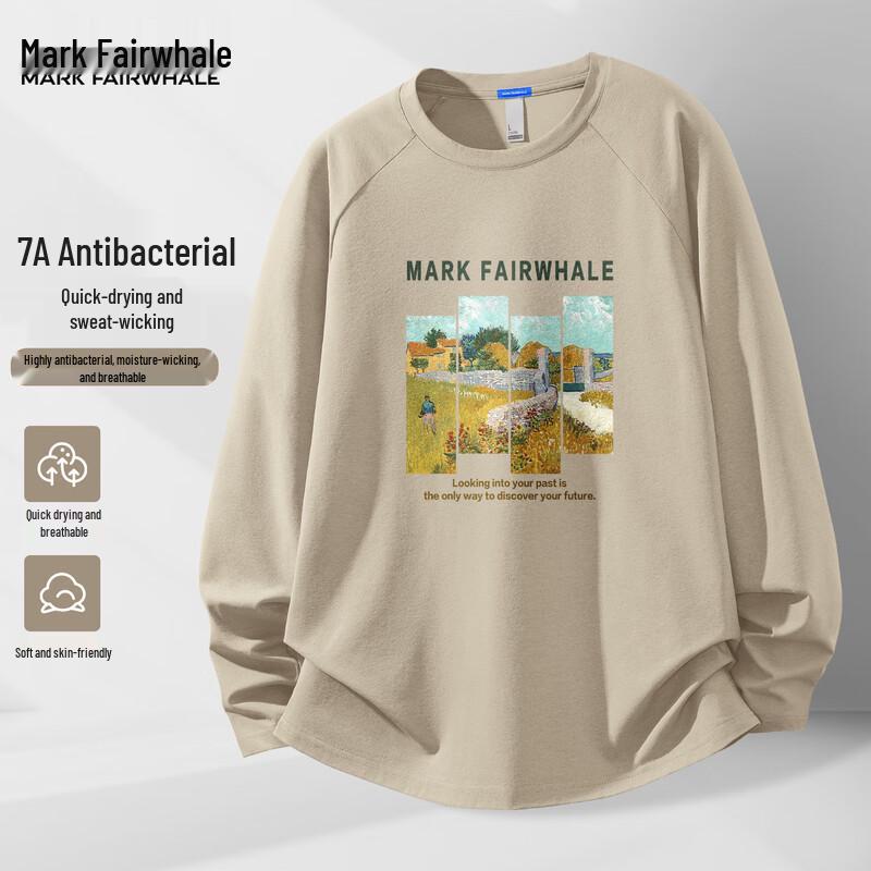 Mark Fairwhale Men s Quick-Dry Antibacterial Long-Sleeve T-Shirt 3XL