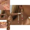 Trendy Fashion Geometric Faux Pearl Mushroom Dangle Earrings For Women Fall 2023