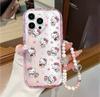 Sanrio Hello Kitty Chain Casing For Xiaomi Redmi Note 15 Pro 5G 15C 15 14C 13C Note 14 13 12 Pro Plus A7 Pro 5G Cute Clear Case