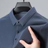 Golfová košile Pánské léto Novinka Pánské Lop-up Hollow Polokošile s krátkým rukávem Ledové Silk Cool Tričko Muž