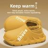 Men's New Style Closed-toe Outdoor Anti-slip Eva Waterproof Cotton Shoes for Home Wear, Also Available As A Couple's Cold-proof Option