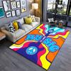 Music Love Peace Vibrant Expression Carpet Yoga Living Room Room Decor Children's Crawling Mat Doormat Area Rug Games Mat