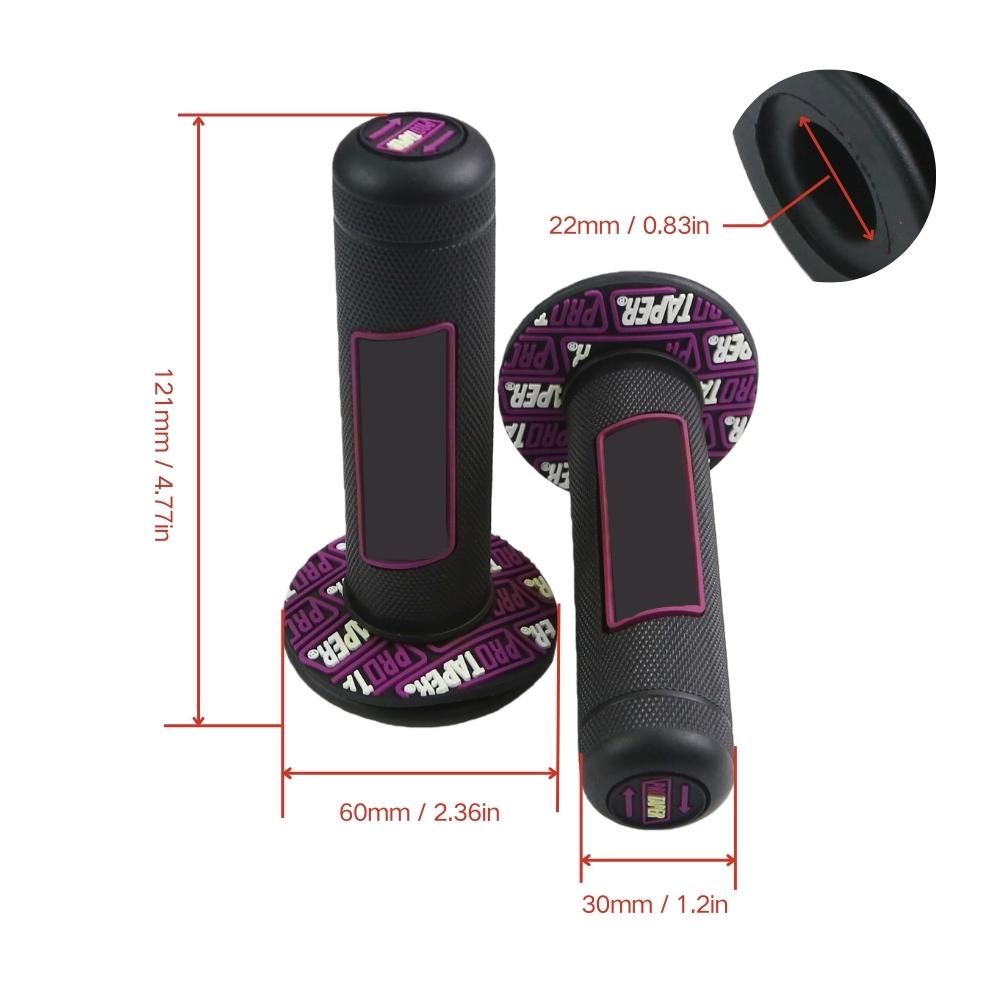 

7/8 22 24mm Universal Motorcycle Handlebars Handle For Honda Yamaha Kawasaki KTM Pit Dirt Bike Motocross Accessories фіолетовий