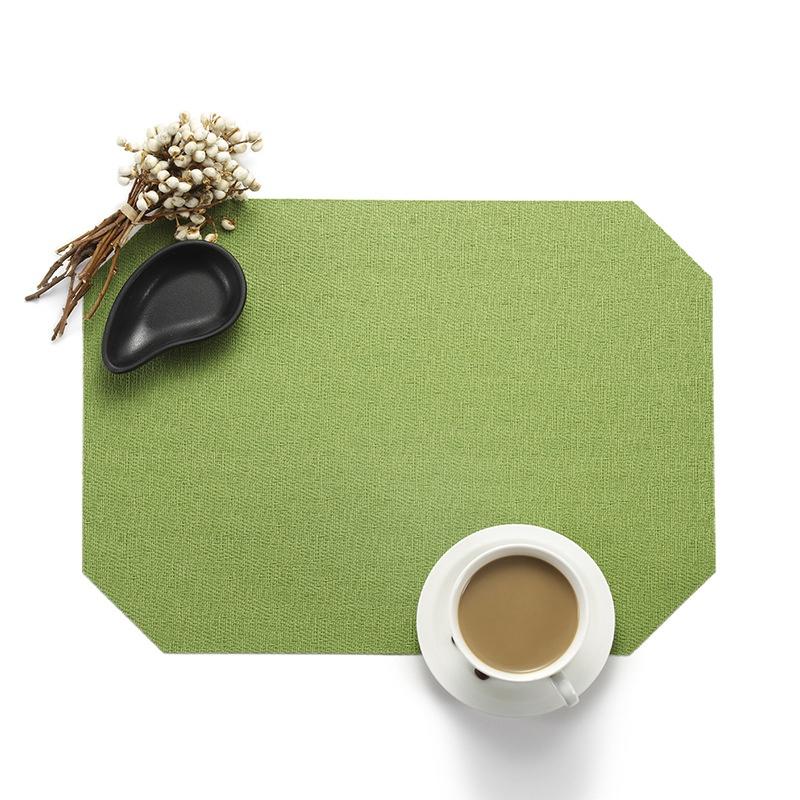 Pack of 4pcs Table Placemats PVC Table Mats Heat Insulated Pad Dinner Table Decor Japanese Style Mats 40x30cm