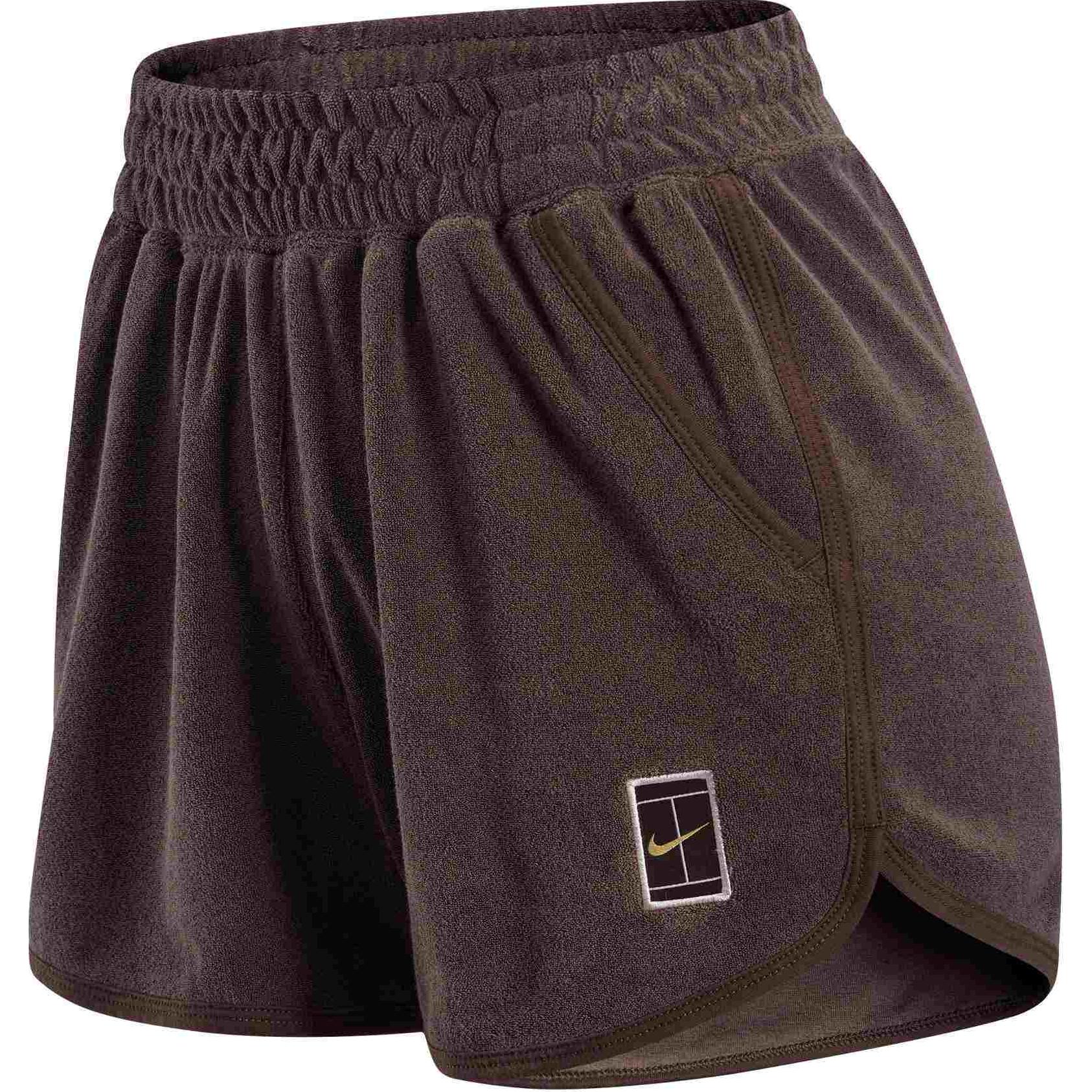 Nike Heritage Fashion Comfortable Soft Skin-Friendly Three-Quarter Casual Shorts Women Shorts Baroque-Brown FQ2283-237 S