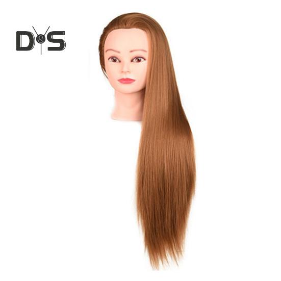 

Стенд для демонстрации плетения волос Манекен-голова с волосами Человеческие волосы Прямые 25 Профессиональная косметологическая кукольная голова для парикмахеров-стилистов и косметологов жёлтый