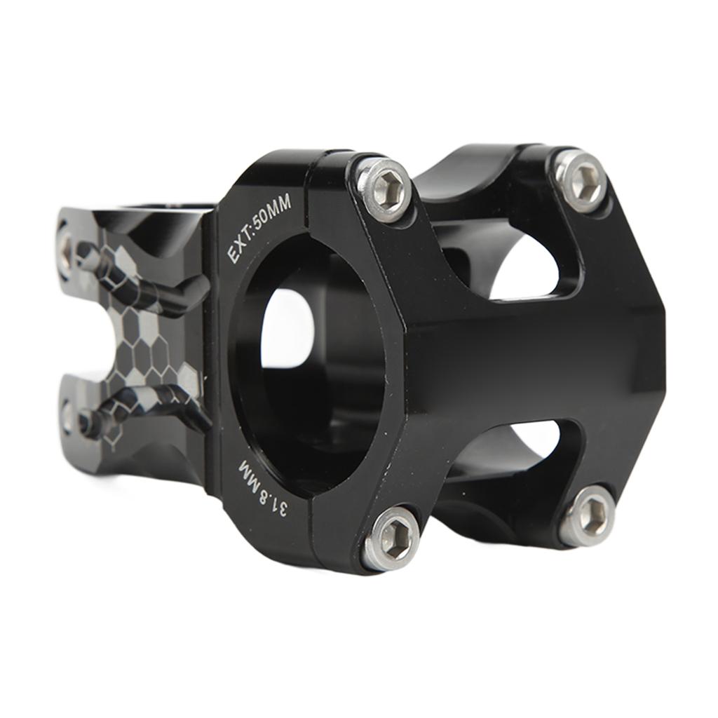 Fahrradvorbau Aluminiumlegierung Fahrrad Schwarz Hohl Kurzer Vorbau Zubehör für Mountainbike Faltrad Fixie Fahrrad Rennrad