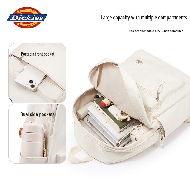 Dickies Gestickter Schulrucksack mit großem Fassungsvermögen