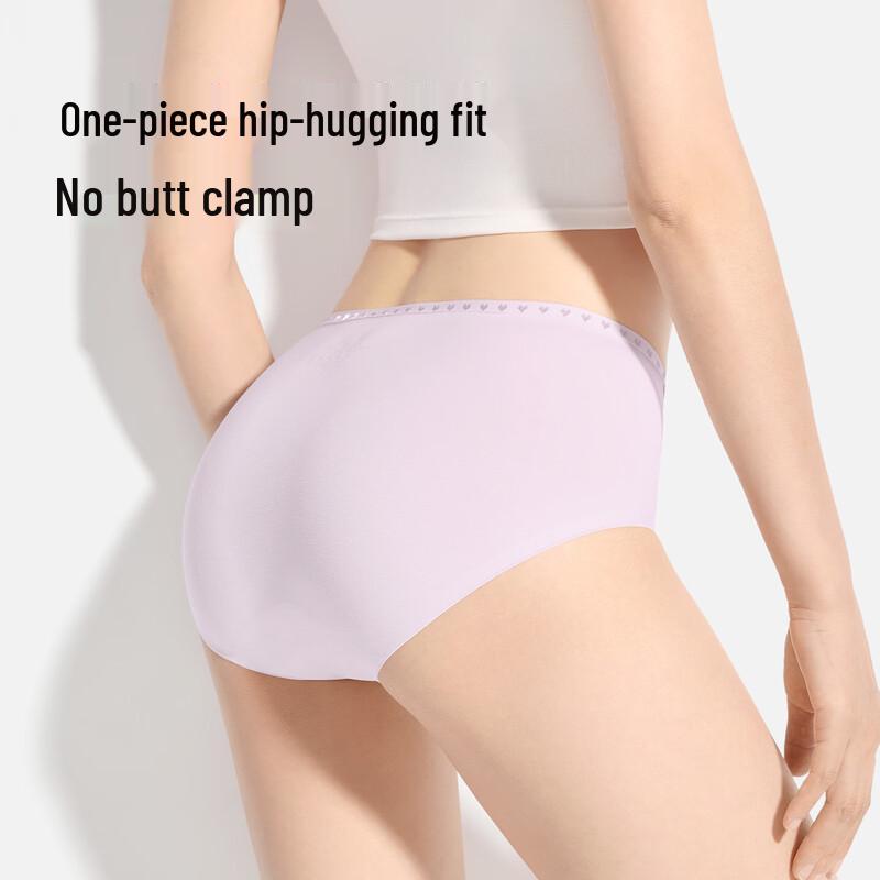 SecretWorld Women's 100% Cotton Antibacterial Seamless Briefs