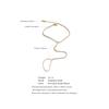 Yhpup Delicate Cubic Zirconia Chain Back of Hand Chain Finger Bracelet for Women Stainless Steel Temperament Trending Jewelry