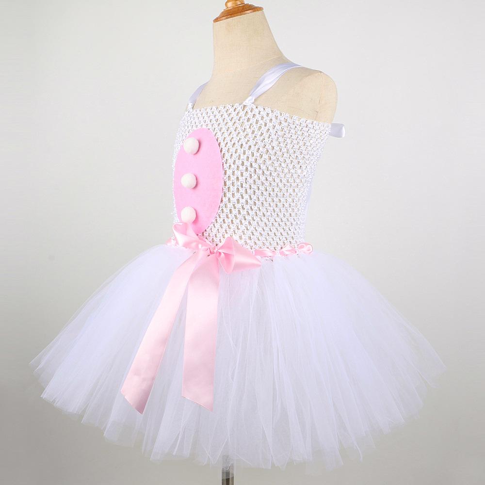 Baby Girls Easter Bunny Tutu Dress for Kids Rabbit Cosplay Costumes Toddler Girl Birthday Party Tulle Outfit Kid Holiday Clothes