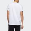 Adidas Neo Layered Contrast Pattern Casual Sport Straight T-Shirt Men Tops White DW8209